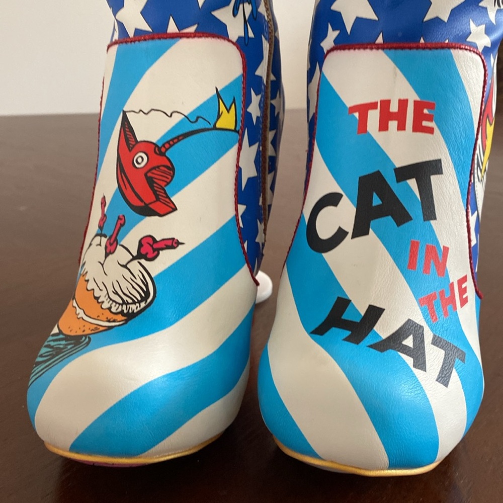 Irregular Choice Dr Seuss Boots Sz 9 - Picture 10 of 17